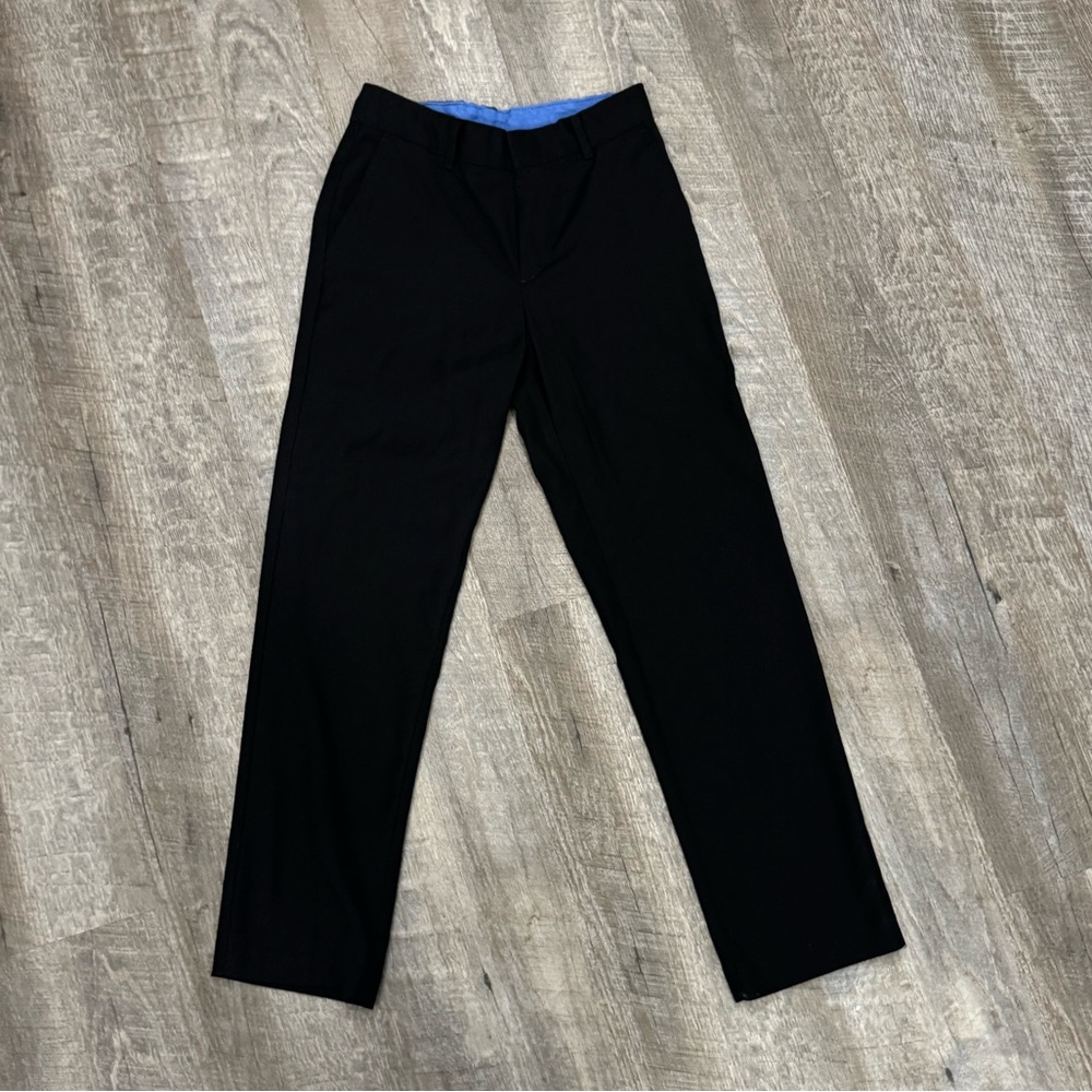 Izod boys slacks uniform pants black size 10 reg